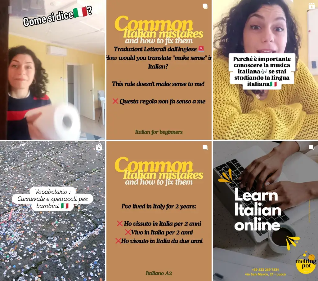 social feed di Giulia 2